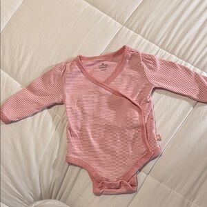Pink Striped Kids One Piece